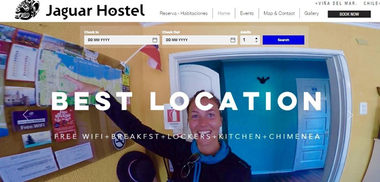 Hostel Jaguar Vina del Mar Bagian luar foto